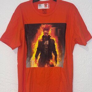 One-of-a-kind AI-designed graphic T-Shirt AI Art Graphic– Fire Character Print